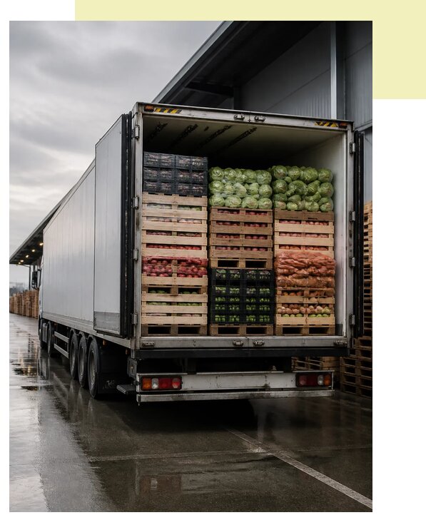 Перевозка плодоовощной продукции в Лениногорск по цене от 5160 р. | Агросервис-Лнр